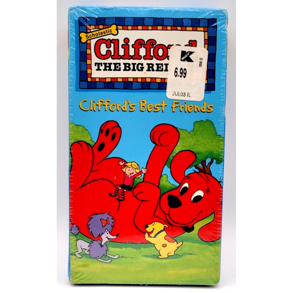 CLIFFORD THE BIG RED DOG -‎ CLIFFORD'S BEST FRIENDS VHS MOVIE 2000 SEALED